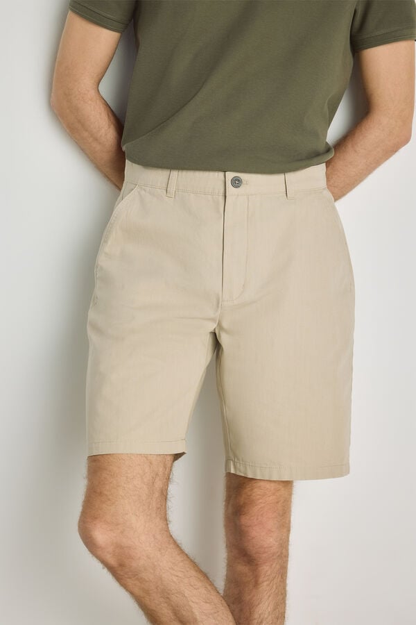 Milano Bermuda lisa Camel