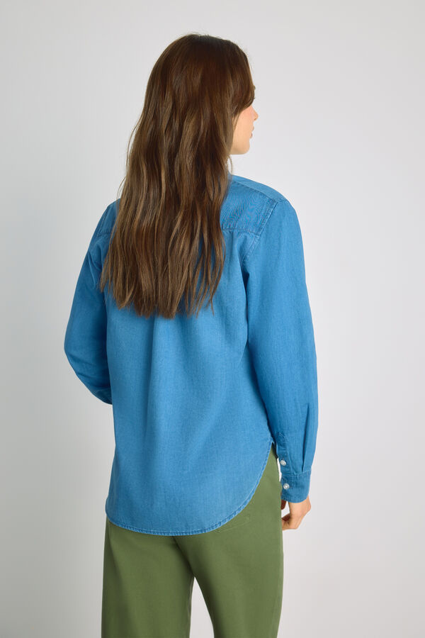 Milano Camisa de ganga Azul indigo