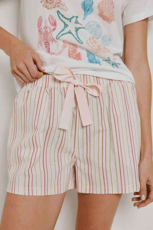 Milano Pijama estampado Blanco