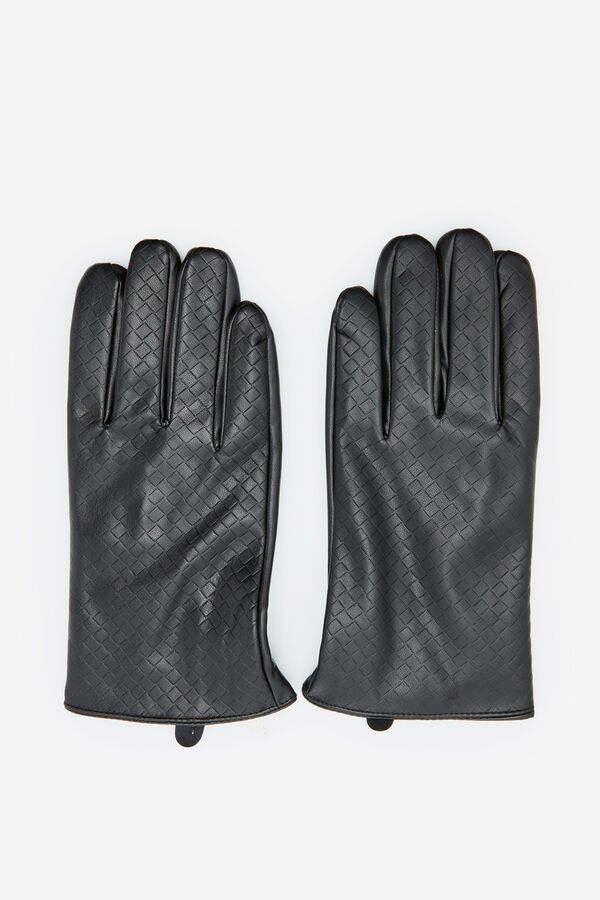 Fifty Outlet Guantes Negro