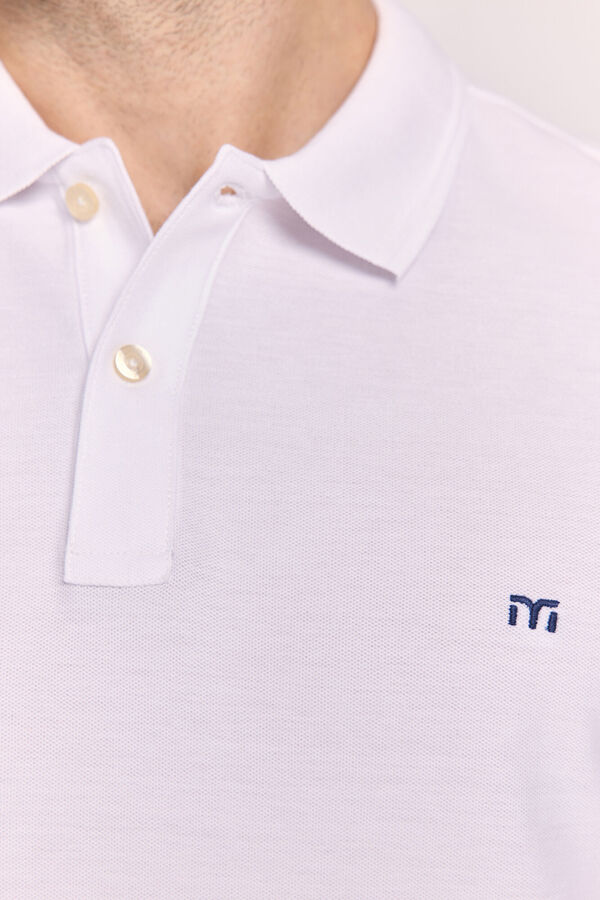 Milano Polo manga corta Blanco