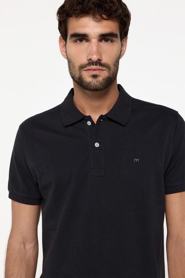 Fifty Outlet Polo manga corta Negro