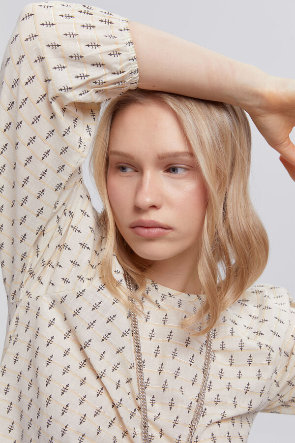 Milano Blusa bufante Marfim