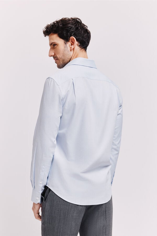 Pedro del Hierro Camisa manga larga Azul Claro