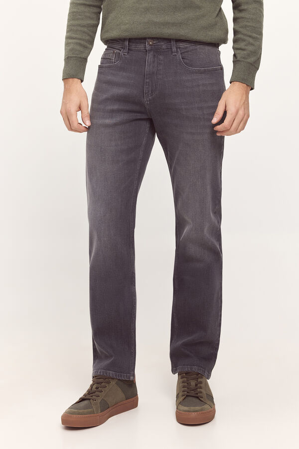 Pedro del Hierro Cal&ccedil;a Jeans Regular PDH Cinza medio