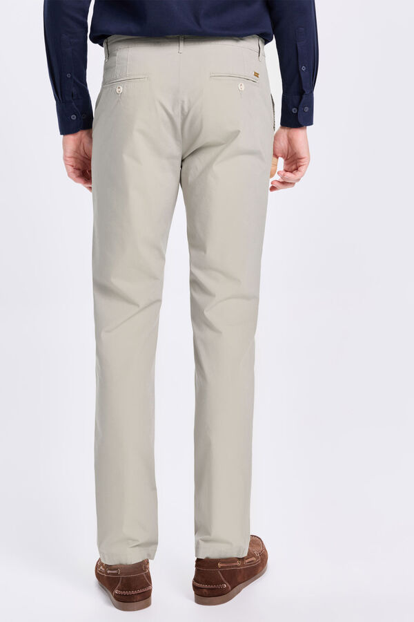 Milano Pantalón Chino Slim Marfil