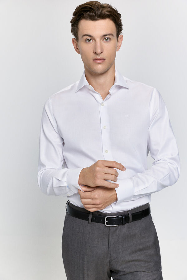 Pedro del Hierro Camisa vestir popelin Blanco