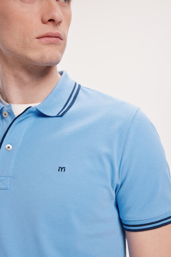 Milano Polo Tips Azul