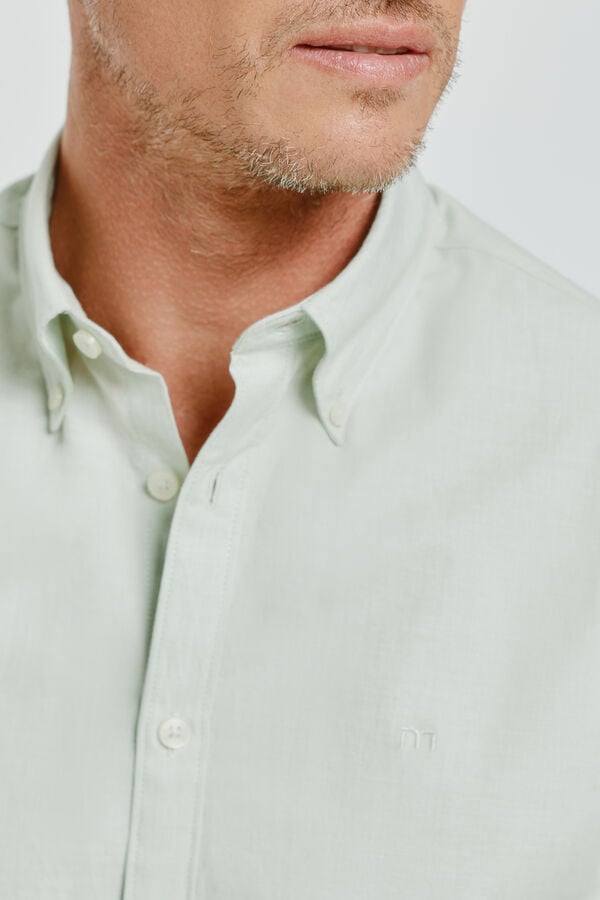 Milano Camisa estructura manga larga Verde