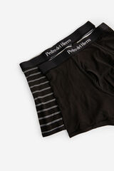 Fifty Outlet Pack 2 boxer punto PdH Negro