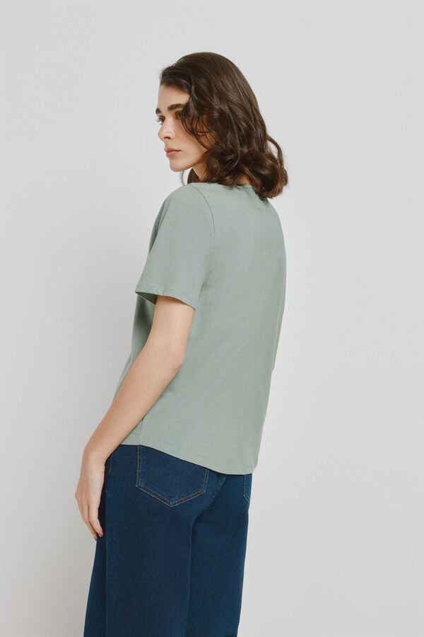 Milano T-shirt de manga curta Turquesa