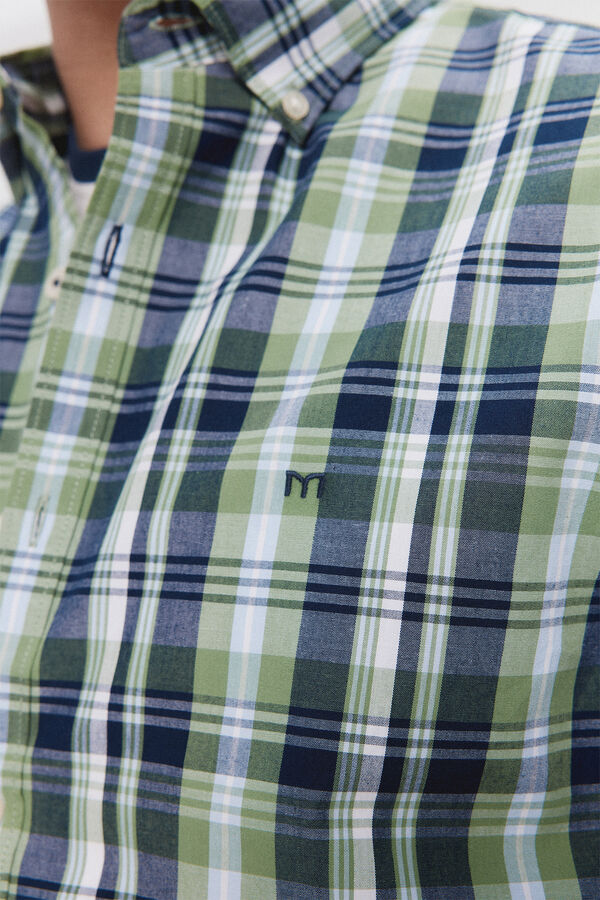 Milano Camisa Popel&iacute;n Verde