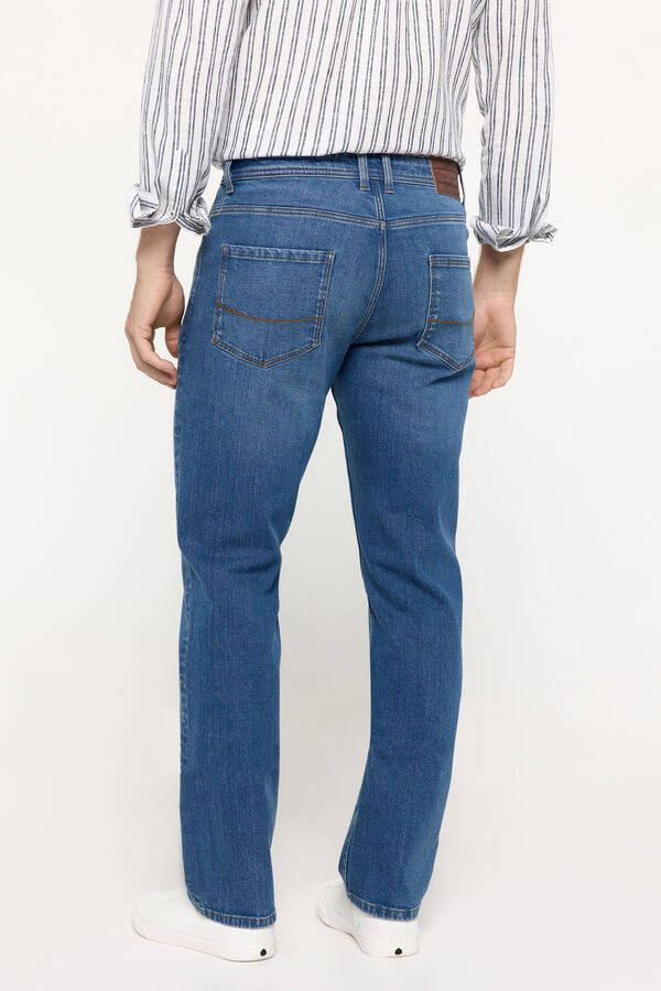 Fifty Outlet Pantalón Denim Regular Azul