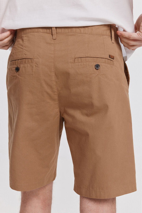 Milano Bermuda Clásica Lisa Beige