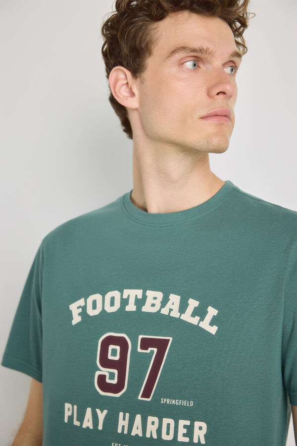 Springfield T-shirt de manga curta Verde