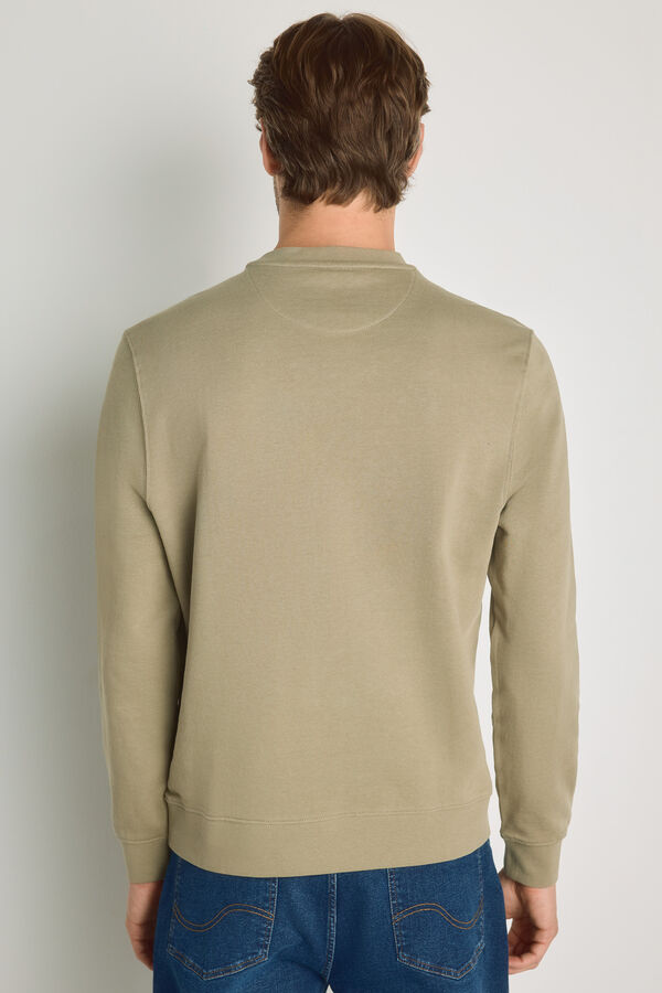 Springfield Sweatshirt gola redonda com logo C&aacute;qui