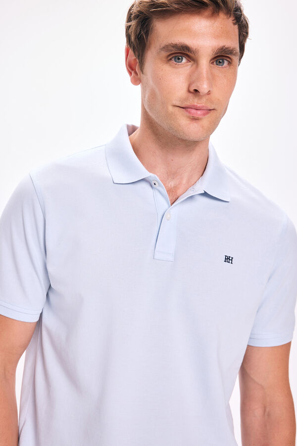 Pedro del Hierro Polo B&aacute;sico PDH Azul claro