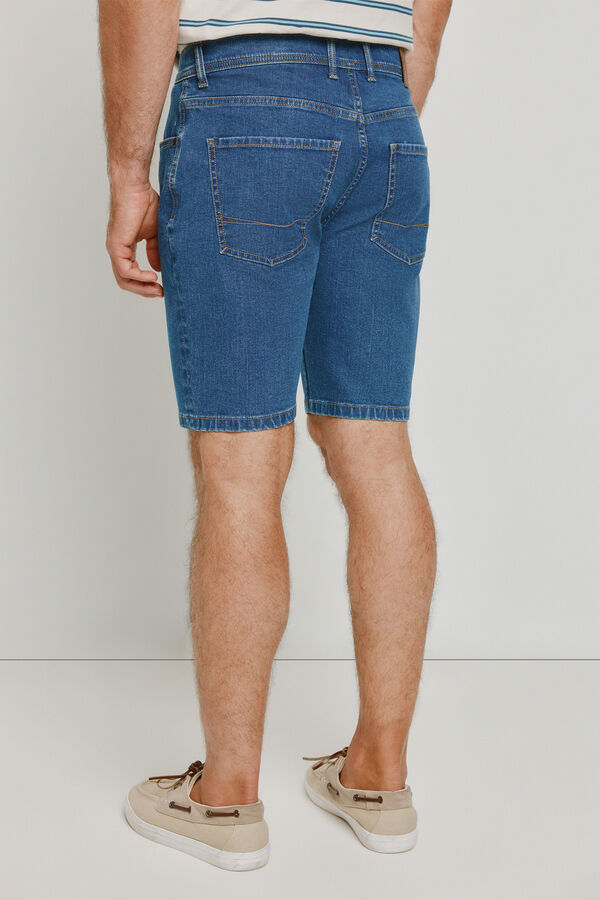 Pedro del Hierro Bermuda vaquera regular fit Azul