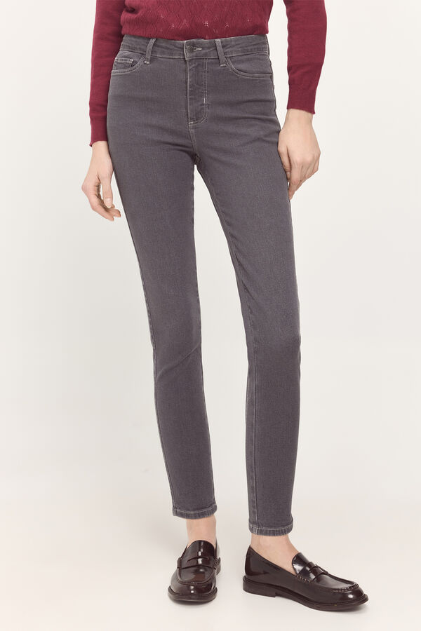Milano Denim slim Gris