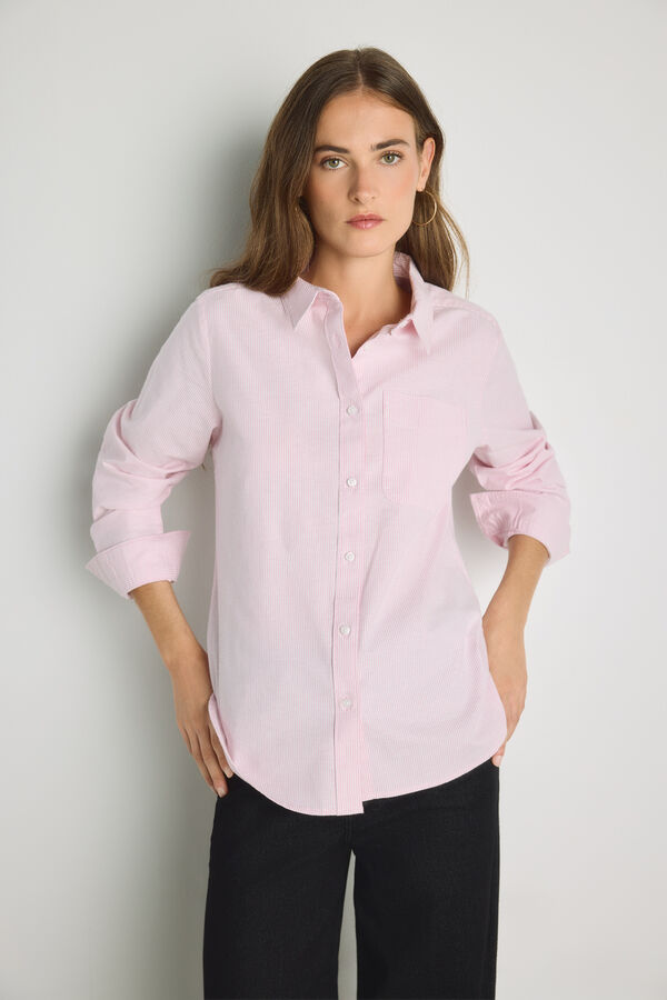 Milano Camisa oxford Rosa