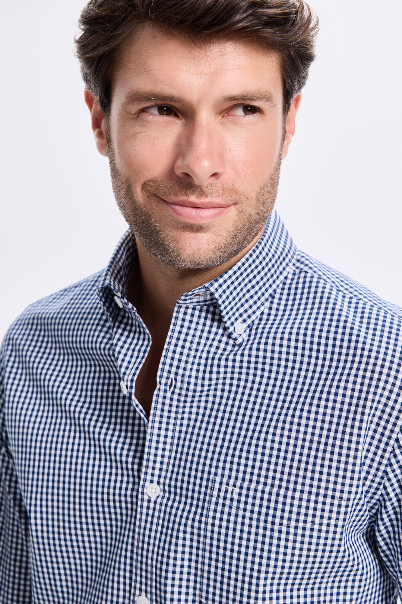 Milano Camisa Twill Cuadros