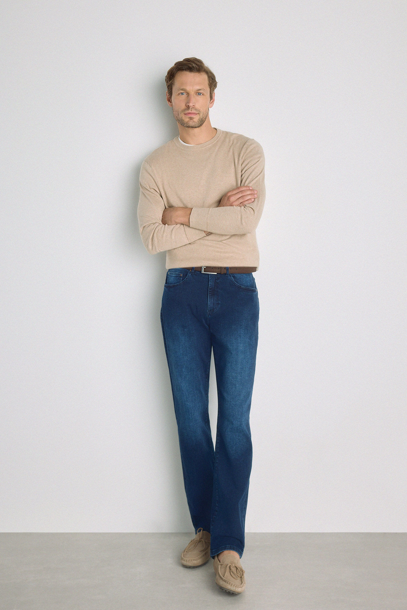 Milano Cal&ccedil;a jeans de corte reto