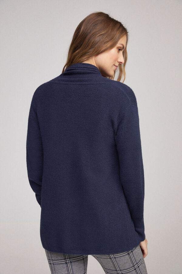 Fifty Outlet Cardigan tacto suave Navy