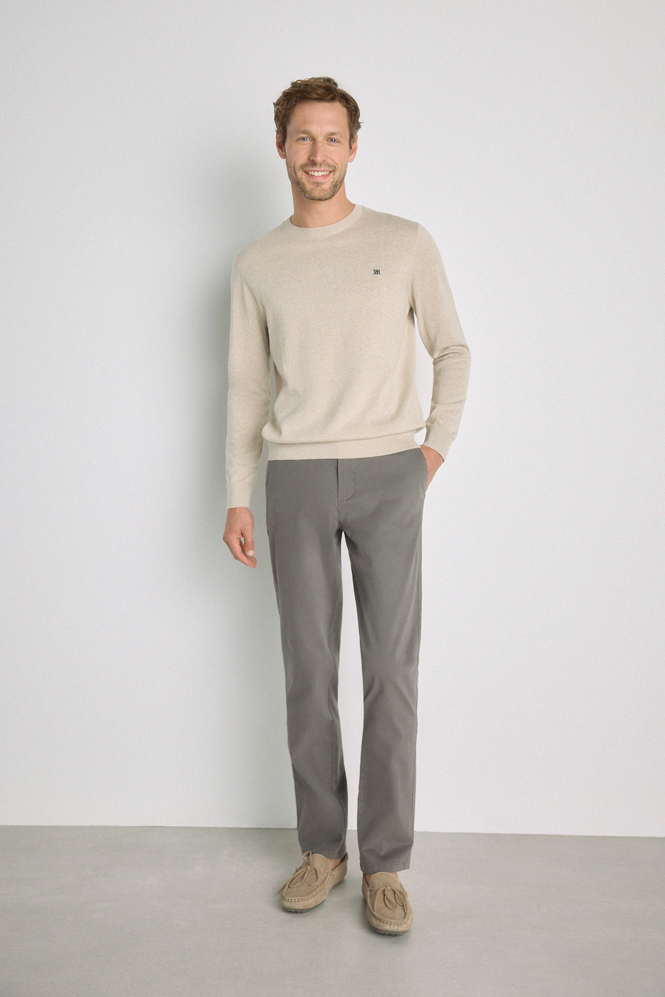 Pedro del Hierro Pantal&oacute;n chino regular fit