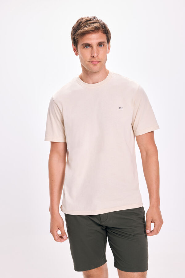 Pedro del Hierro Camiseta B&aacute;sica PDH Beige
