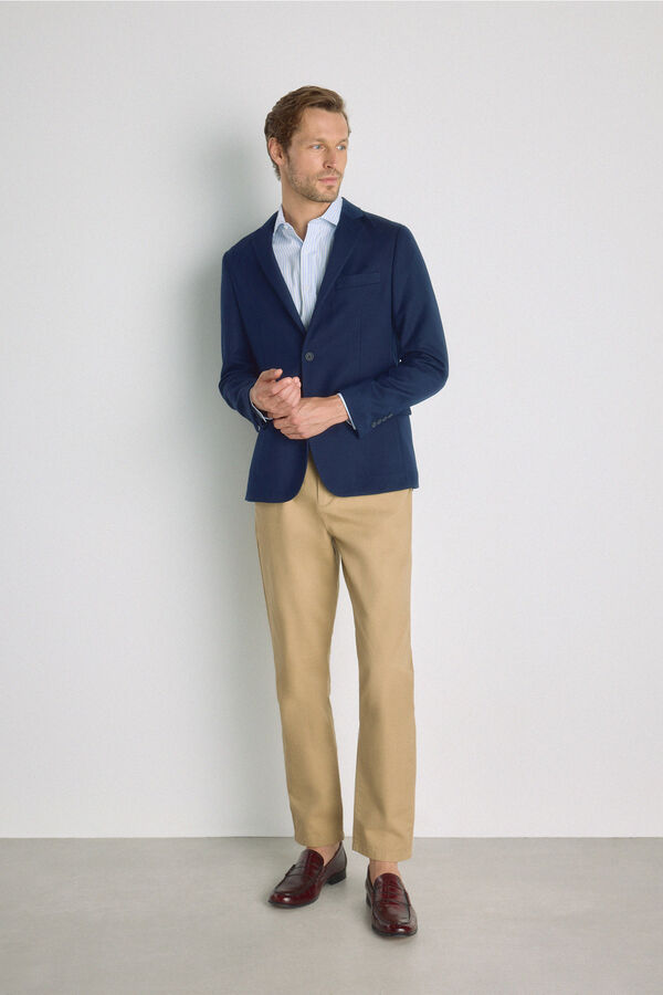 Milano Blazer de malha Marinho