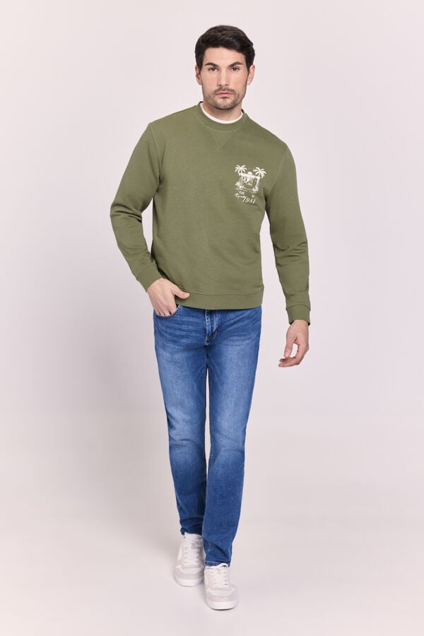 Milano Cal&ccedil;a jeans regular fit Azul