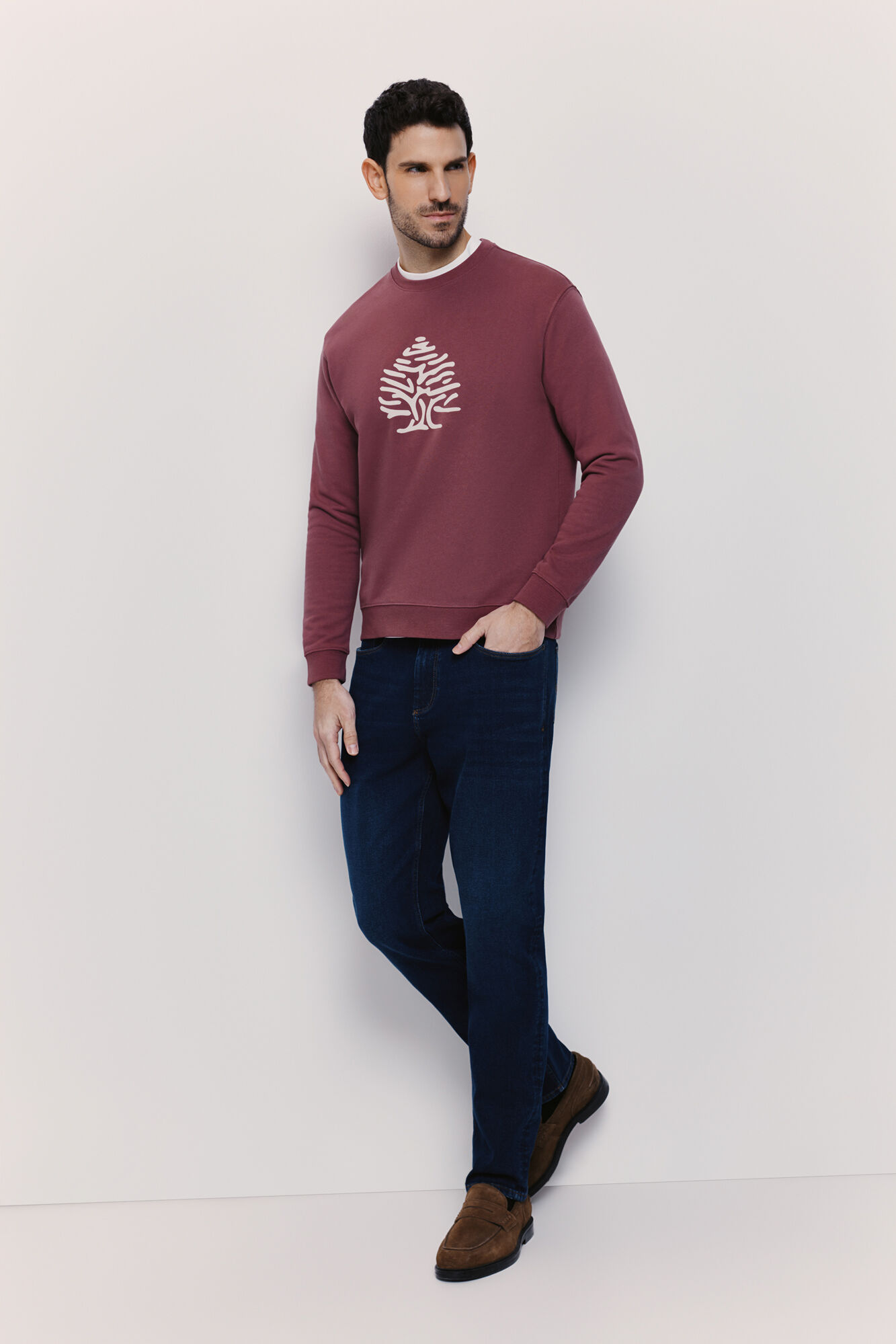 Springfield Sudadera cuello redondo con logo