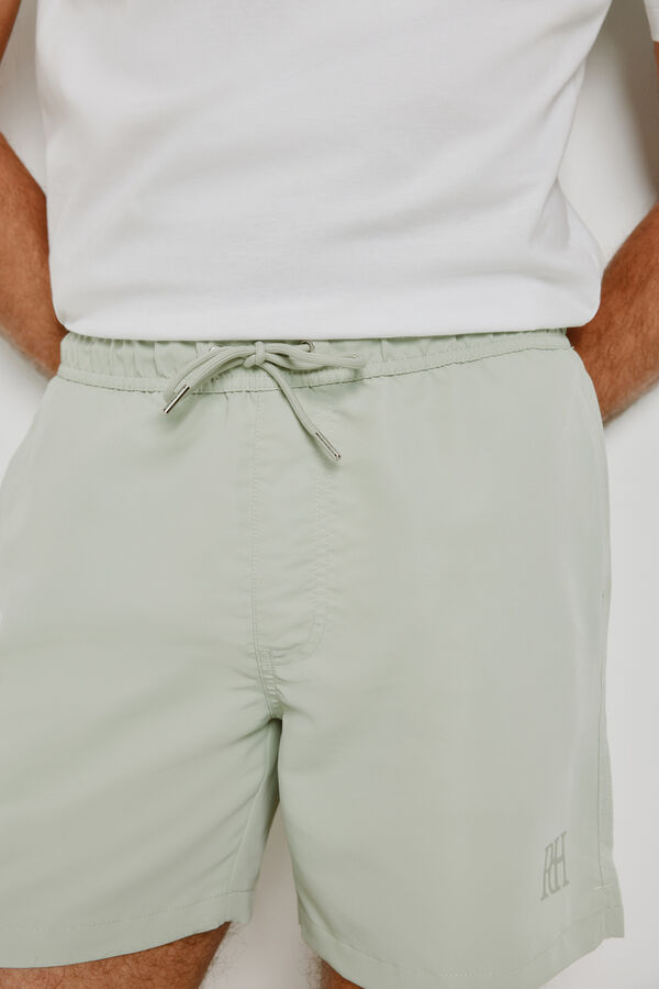 Pedro del Hierro Fato de banho liso C&aacute;qui m&eacute;dio