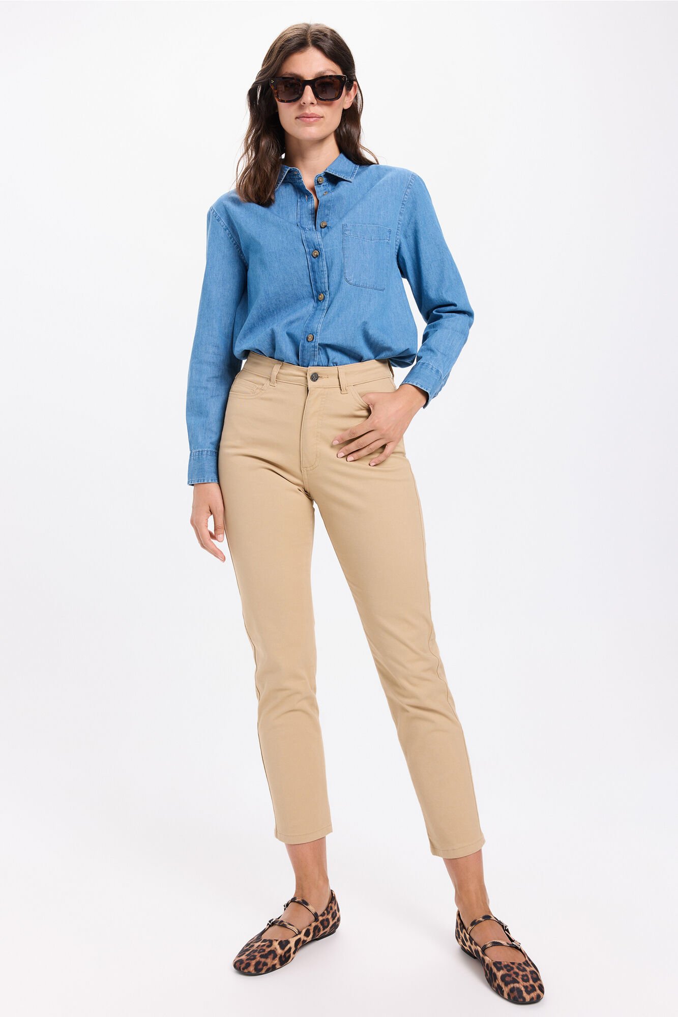 Milano Pantal&oacute;n slim color