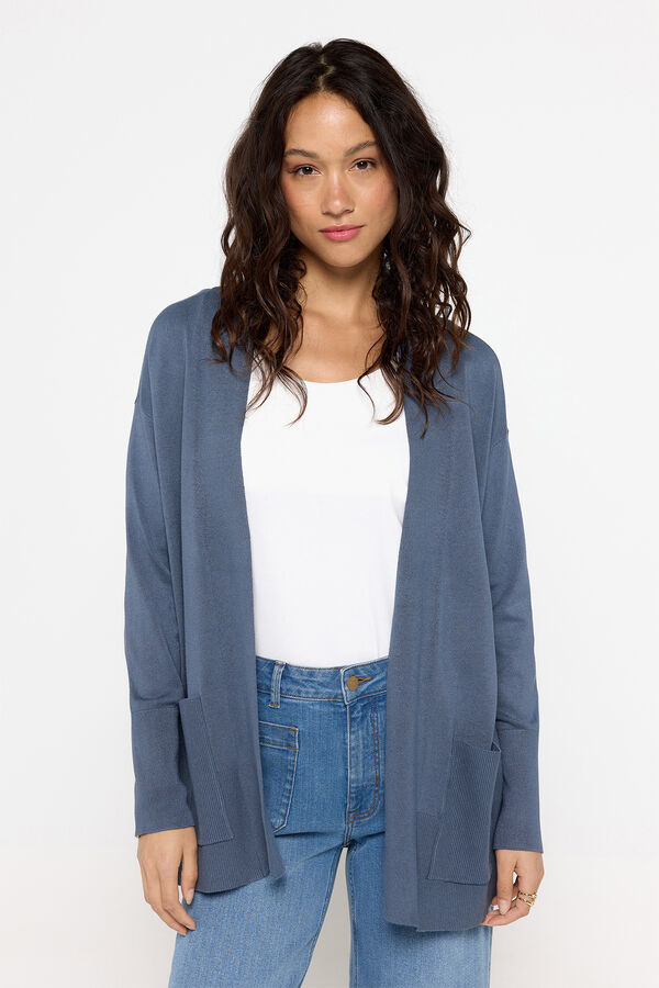 Fifty Outlet Cardigan viscose Azul