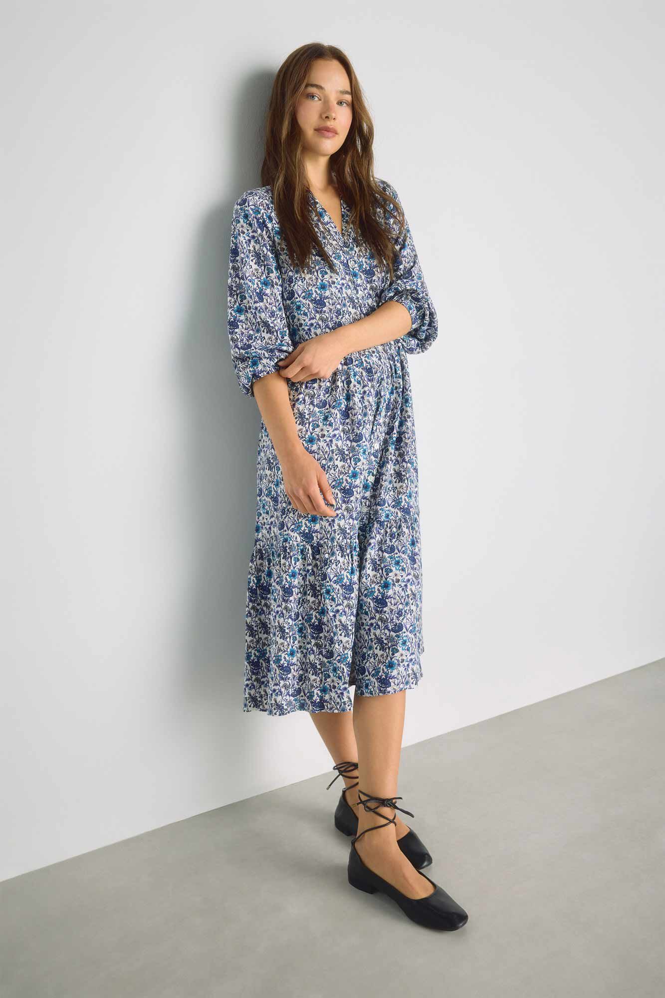 Milano Vestido com decote em bico