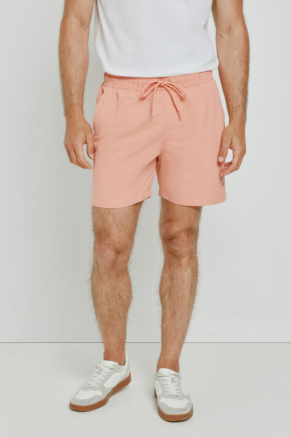 Milano Fato de banho liso Coral