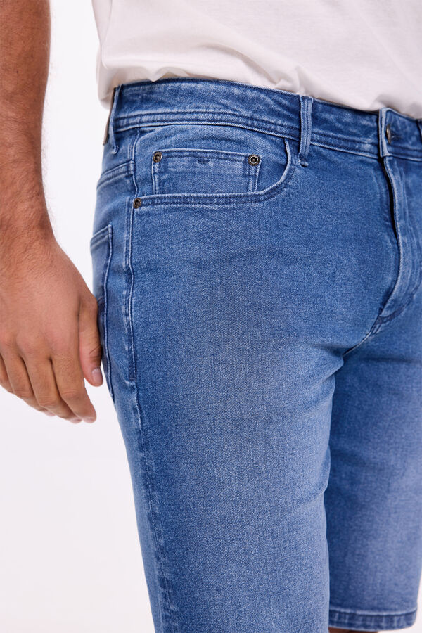 Milano Bermuda denim slim Azul