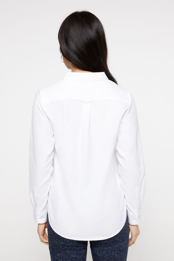 Fifty Outlet Camisa Oxford Blanco