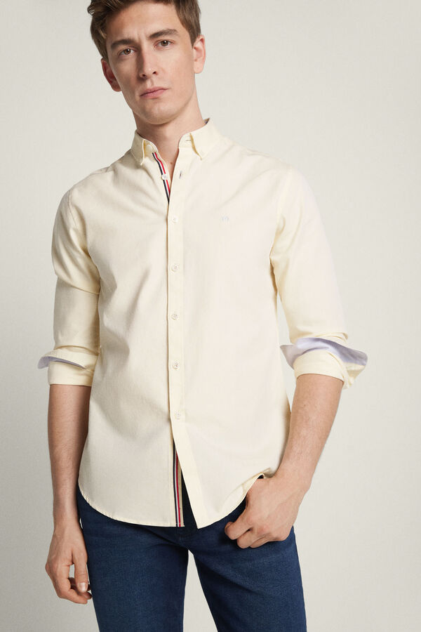Fifty Outlet Camisa Oxford Lisa Amarelo