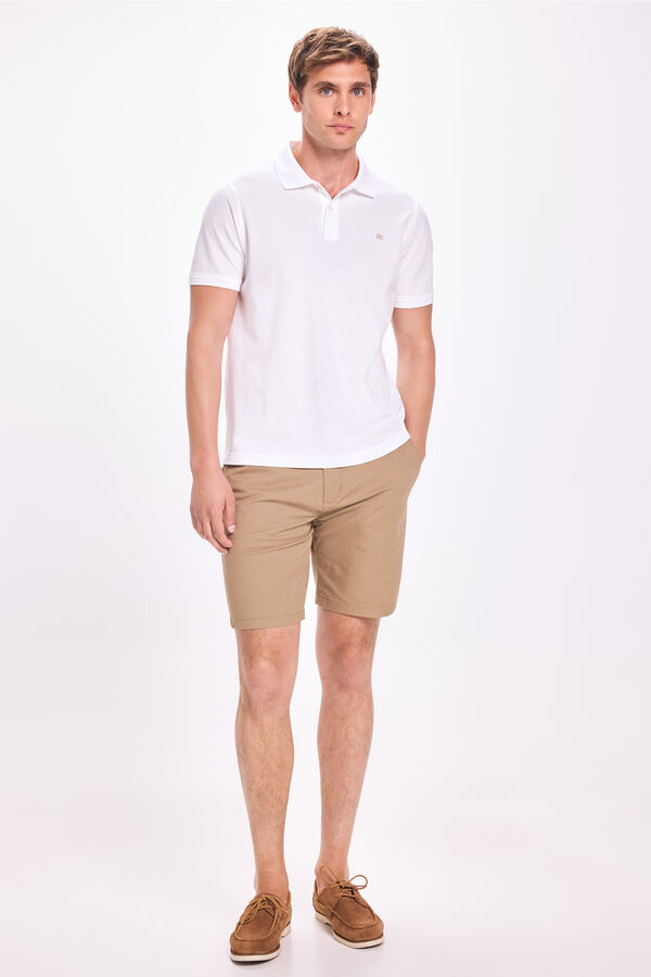 Pedro del Hierro Polo B&aacute;sico PDH Branco