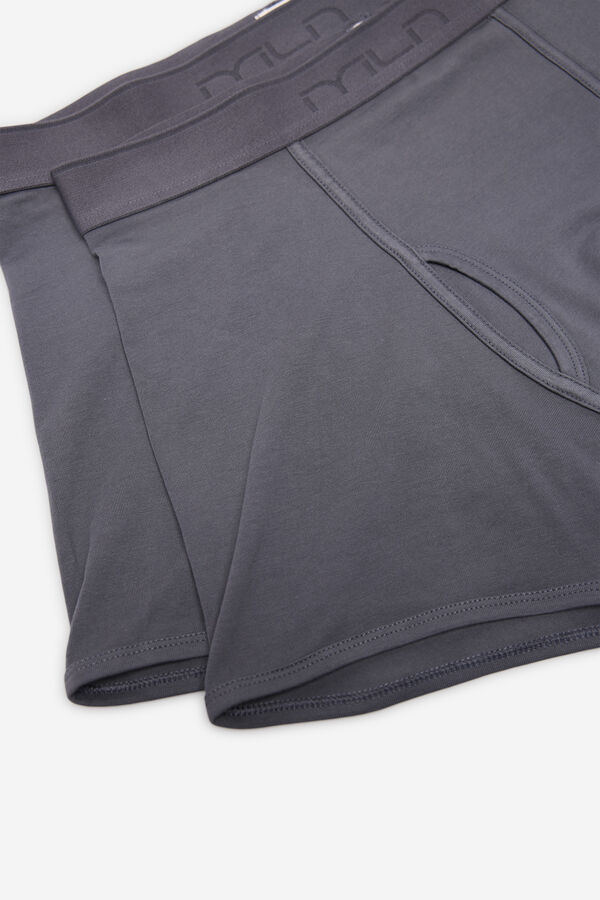 Milano Boxer b&aacute;sico gris Gris