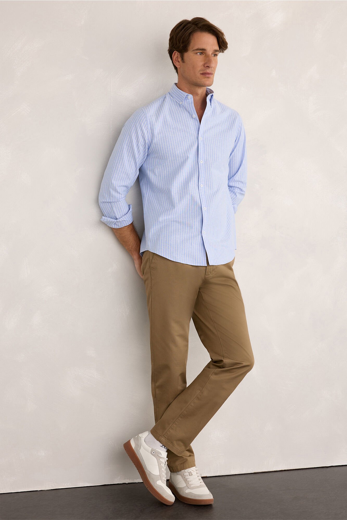 Milano Camisa esportiva riscas