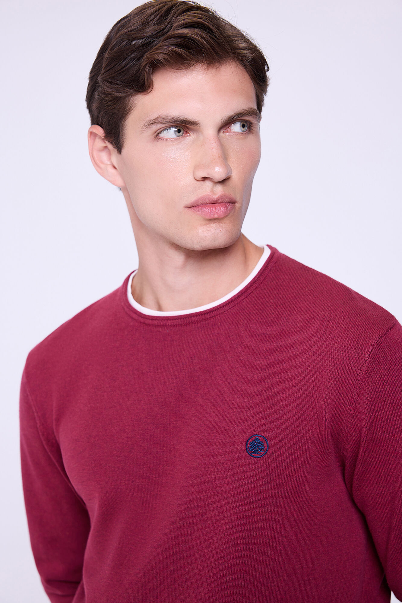 Springfield Camisola b&aacute;sico de gola redonda