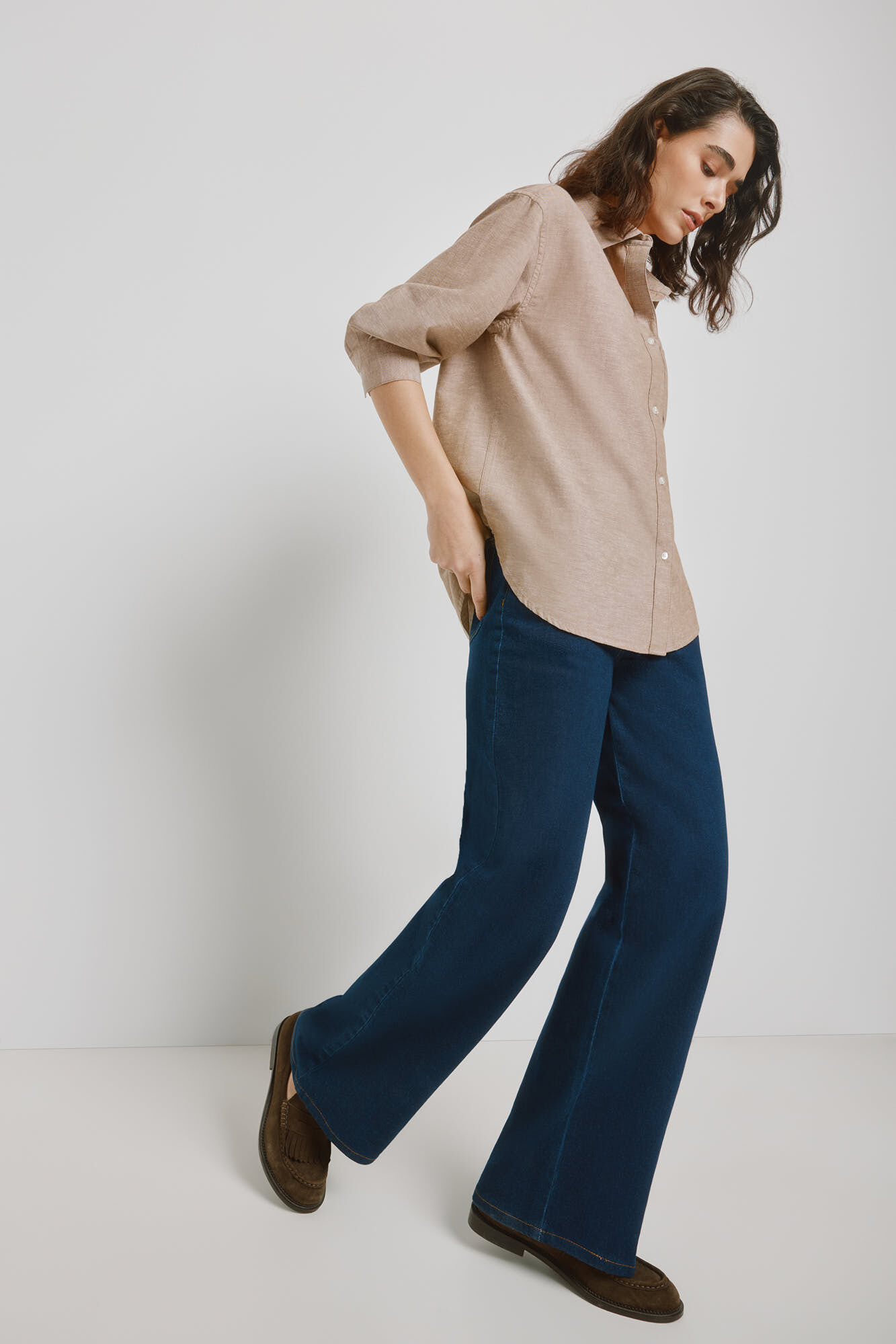 Milano Camisa gola camiseira