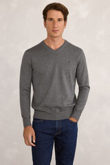 Pedro del Hierro Camisola básica Peak Cinzento oscuro