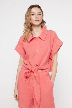 Fifty Outlet Cloth shirt Rojo/Coral