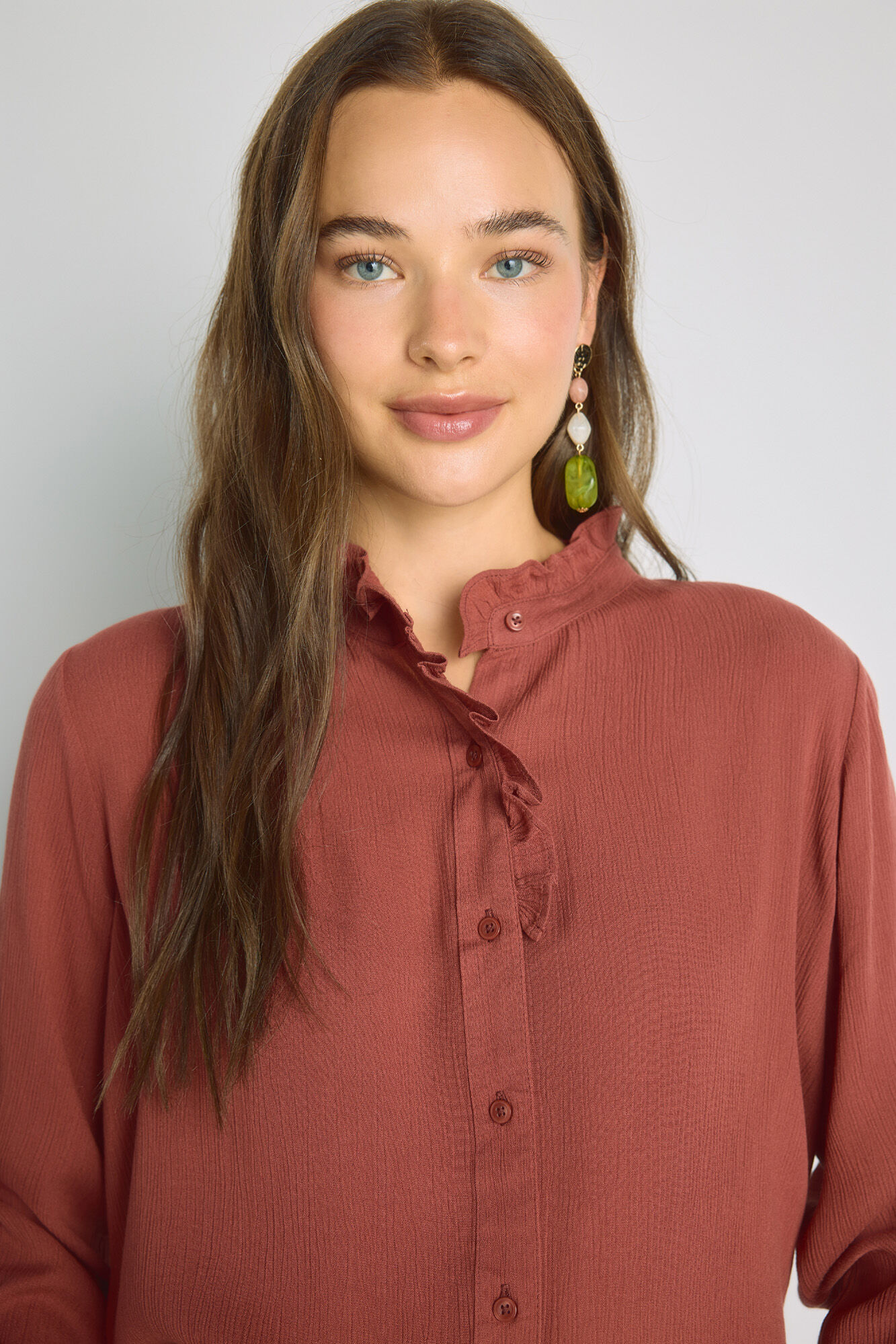 Milano Camisa cuello mao