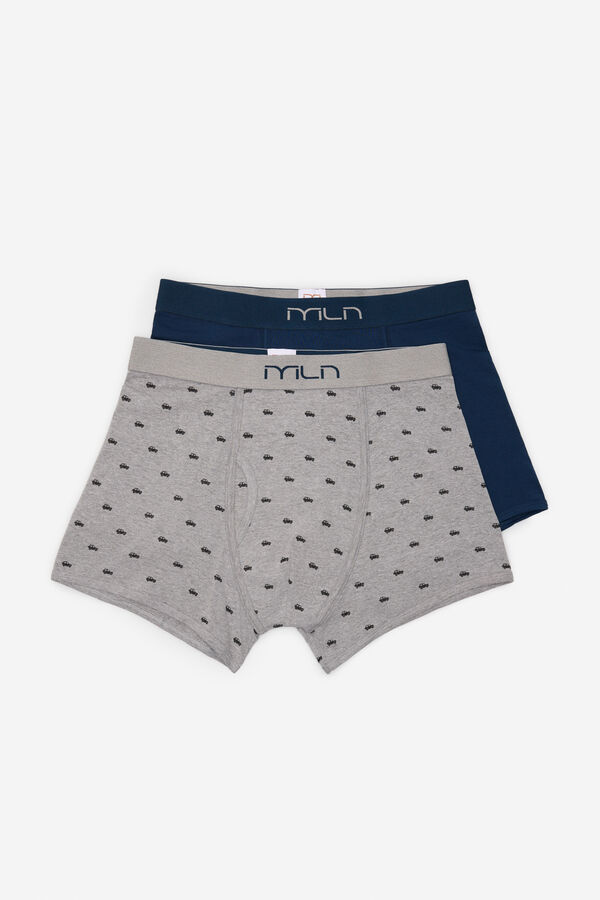 Fifty Outlet Pack de boxers com estampa fantasia Marinho