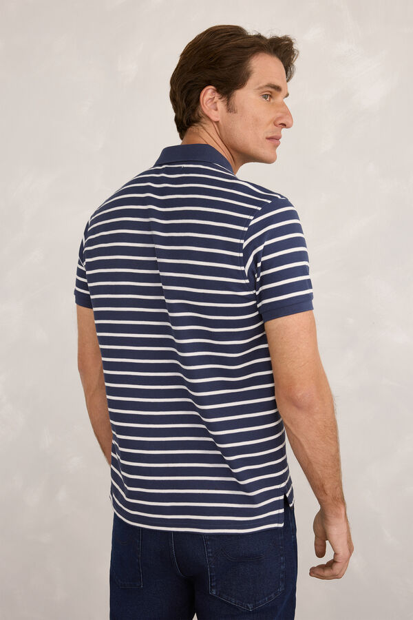 Milano Polo riscas Marinho